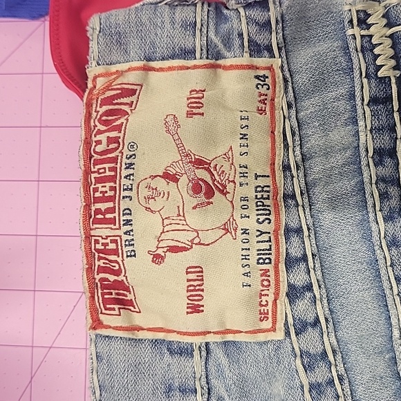 Mens True Religion Jeans Billy Super T - Picture 8 of 8